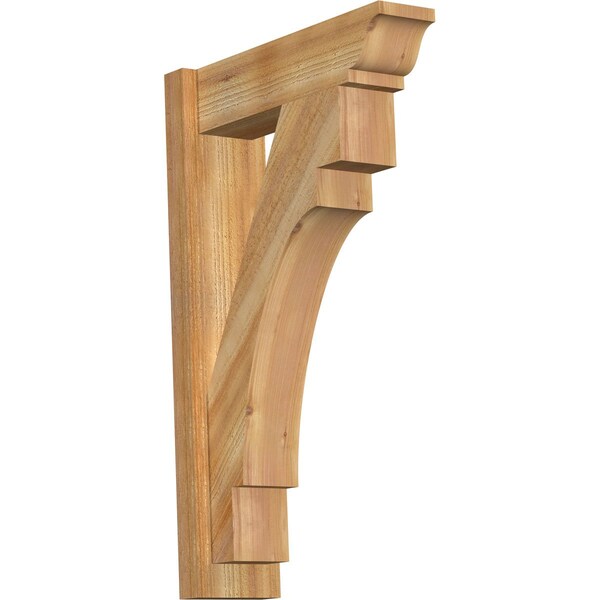 Ekena Millwork Merced Rough Sawn Traditional Outlooker, Western Red Cedar, 6"W x 20"D x 32"H OUT06X20X32MRC01RWR - main